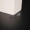 Sidabriniai auskarai Paws