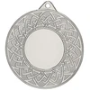 Sidabrinis generalinis medalis su vieta 25 mm emblemai - plienas