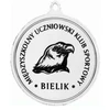 Sidabrinis medalis su vieta 50 mm emblemai – lazeriu graviruotas plieno medalis – RMI