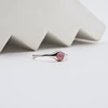 Sidabrinis žiedas Opal pink