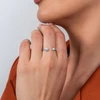 Sidabrinis žiedas Pebble