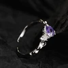Sidabrinis žiedas Violet