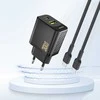 Dudao A27TEU PD 30W GaN USB-A USB-C Wall Charger - Juodas
