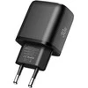 „Tech-Protect NCA30 PD 30W / QC3.0 USB-A / USB-C“ sieninis įkroviklis - juodas