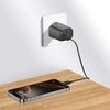 „Tech-Protect NCA30 PD 30W / QC3.0 USB-A / USB-C“ sieninis įkroviklis - juodas