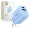 „Tech-Protect NCA30 PD 30W QC3.0 USB-A / USB-C“ sieninis įkroviklis - Mėlyna
