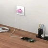 „Tech-Protect NCA20 PD 20W QC3.0 USB-A / USB-C“ sieninis įkroviklis - Rožinė