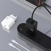 Dudao A27PCEU PD 30W GaN USB-C sieninis įkroviklis su USB-C laidu - Baltas