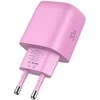 „Tech-Protect NCA30 PD 30W QC3.0 USB-A / USB-C“ sieninis įkroviklis - Rožinė