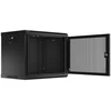 Lanberg pakabinama spintelė 19" 9U 600X450 juoda perforuotos durys