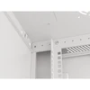 LANBERG sieninė spintelė 19 colių 9U 600x450 plieninės durys pilkas flat pack