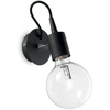 Sieninis šviestuvas Ideal Lux Wall lamp with 1 light EDISON, E27, juodas