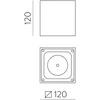 Lubinis šviestuvas 10W LED lubinis fasado šviestuvas HAMAL, antracito sp., 3000K, IP65, P2081000GR