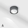 10W LED lubinis šviestuvas BUBBLE, grafito sp., 3000K, IP65