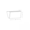 10W LED sieninis fasado šviestuvas, tamsiai pilkas, 3000K, IP65, E417