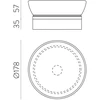 10W LED sieninis fasado šviestuvas TRAP, juodos/baltos sp., 2700K, IP65, A4041090N