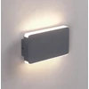 10W LED sieninis fasado šviestuvas TILLY, tamsiai pilkos/baltos sp., 3000K, IP65, 4353300