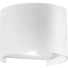 10W LED sieninis fasado šviestuvas DELTA, baltas, CCT, IP54, šviečia į viršų ir į apačią