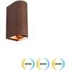 10W LED sieninis fasado šviestuvas AZORES, rudas, 3000/4000/6500K, IP65, 4343002