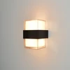 Pakabinamas šviestuvas 10W LED sieninis fasado šviestuvas MARTI, juodas, 3000K