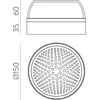 10W LED sieninis fasado šviestuvas PIXEL, pasirinktinos spalvos, 2700K, IP65, A4040091R0000