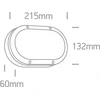 Sieninis šviestuvas 10W LED sieninis lauko šviestuvas, juodas, 3000K, 67442B/B/W