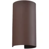 Sieninis šviestuvas 11W LED sieninis fasado šviestuvas KOWA, rūdžių sp., 2700/3000K, IP65, A2033170M