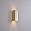 11W LED sieninis fasado šviestuvas KENDO, aukso sp., 2700/3000K, IP65, A2032170O