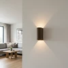 11W LED sieninis fasado šviestuvas GLOWI, juodas, 2700/3000K, IP65, A4011070N