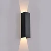 11W LED sieninis fasado šviestuvas KENDO, juodas, 2700/3000K, IP65, A2032270N