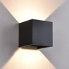 11W LED sieninis fasado šviestuvas KENDO, juodas, 2700/3000K, IP65, A2032070N