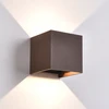 11W LED sieninis fasado šviestuvas KENDO, rūdžių sp., 2700/3000K, IP65, A2032070M
