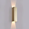 11W LED sieninis fasado šviestuvas KENDO, aukso sp., 2700/3000K, IP65, A2032270O