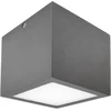 12,5W LED paviršinis lauko šviestuvas KUBIK CEILING, juodas, 4000K, IP44