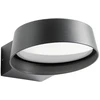 Sieninis šviestuvas 12,5W LED sieninis lauko šviestuvas PHASER, tamsiai pilkas, 3000K, IP54, 90046