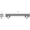 12W LED fasado šviestuvas XFLOW S, sidabro sp., 3000K, 30°