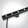 12W LED linijinis fasado šviestuvas, pilkas, 3000K/RGB, IP66, 7055A/RGBW