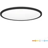 12W LED lubinis šviestuvas NIVERA CIRCLE, juodas, 3000/4000/6000K, IP54