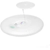 12W LED lubinis šviestuvas NIVERA CIRCLE, juodas, 3000/4000/6000K, su judesio davikliu, IP54