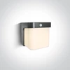 12W LED paviršinis fasado šviestuvas, antracito sp., 3000K, su judesio davikliu, 67492P/AN/W