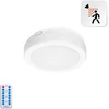 12W LED paviršinis šviestuvas NAIROS PREMIUM G2, baltas, 3000K/4000K/6500K, su judesio davikliu