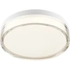 12W LED paviršinis šviestuvas FRISBI, matinės baltos sp., 3000/4000K, IP44, 01-3731