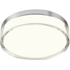 12W LED paviršinis šviestuvas FRISBI, chromo sp., 3000/4000K, IP44, 01-3727