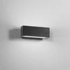 12W LED sieninis fasado šviestuvas AGERA, juodas, CCT, IP54