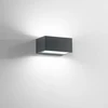 Sieninis šviestuvas 12W LED sieninis fasado šviestuvas TWIN, antracito sp., CCT, IP54