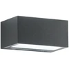 Sieninis šviestuvas 12W LED sieninis fasado šviestuvas TWIN, antracito sp., CCT, IP54