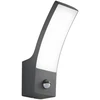 12W LED sieninis fasado šviestuvas su judesio davikliu SAIL, antracito sp., CCT, IP65