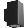12W LED sieninis fasado šviestuvas SPOT SQUARE, juodas, 4000K, 24°, IP65