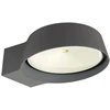 12W LED sieninis fasado šviestuvas, tamsiai pilkas, 3000K, IP54, E464