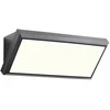 Sieninis šviestuvas 12W LED sieninis lauko šviestuvas MAKO, tamsiai pilkas, 3000K, IP65, 90159